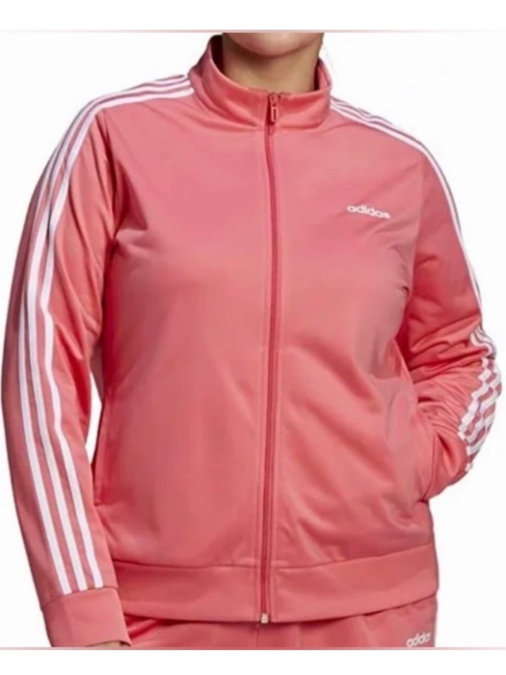 Adidas PrimeGreen Essentials Warm-Up Slim 3-Stripes Track Jacket